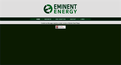 Desktop Screenshot of eminentenergy.com