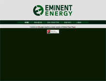 Tablet Screenshot of eminentenergy.com